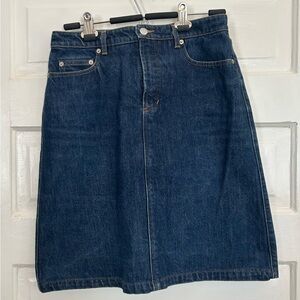 Chic Blue Denim Skirt, size 10